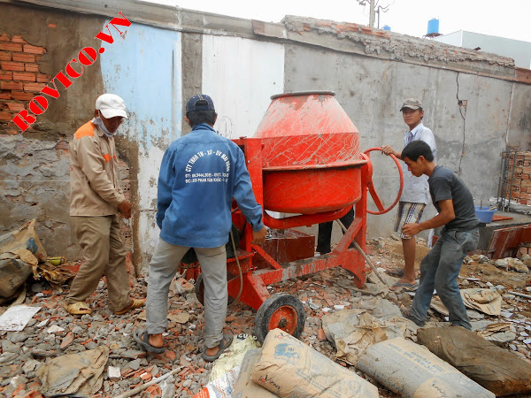 Các nguyên tắc khi sử dụng máy trộn bê tông